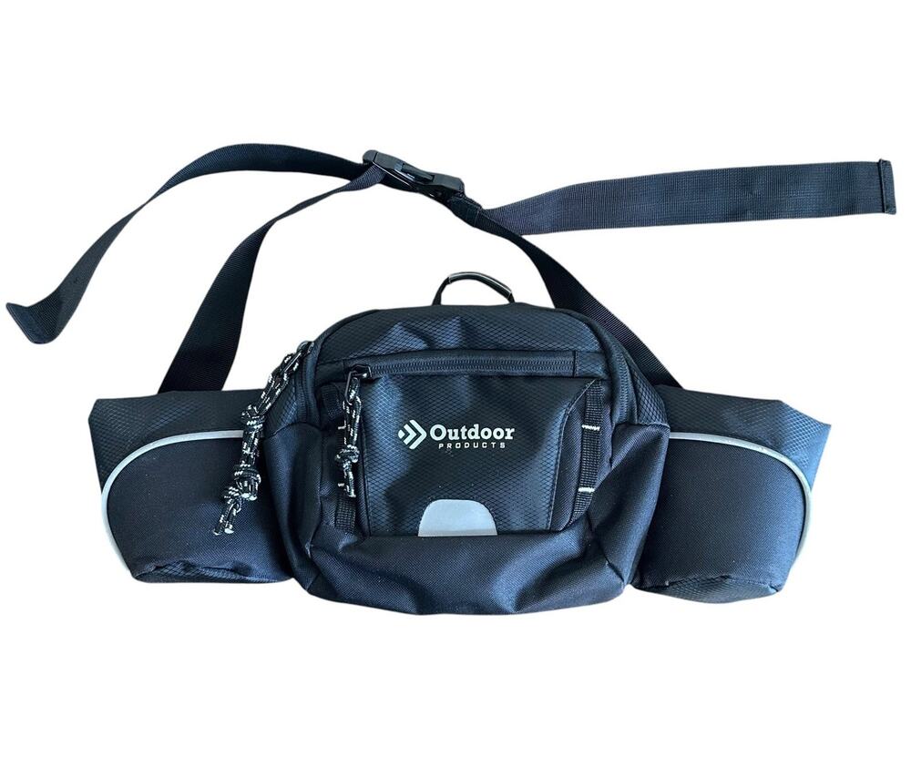 Outdoor Products Black Mojave Hydration Waist Fanny Pack Hiking Walking Gear